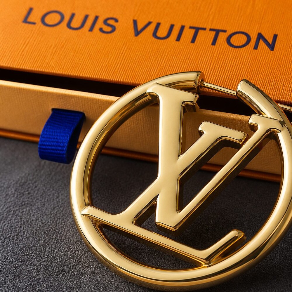 Louis Vuitton Signature Earrings Style 8 | New with Box - Picture 6 of 9